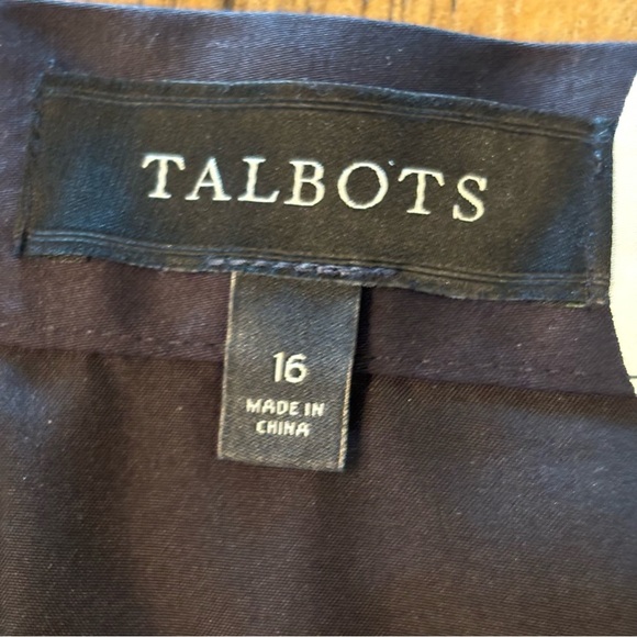 Talbots Pleated Polka Dot A-Line Skirt, size 16, Whimsical Office Church Trendy - Picture 10 of 11